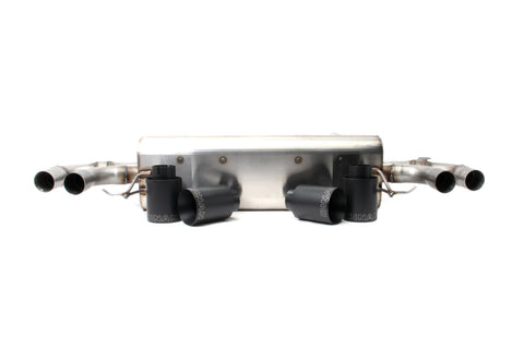 Dinan 18-23 BMW M550i (G30) Free Flow Axleback Exhaust System - Black Tips - D660-0075-BLK