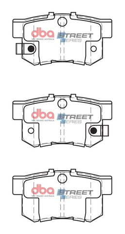DBA 01-03 Acura CL Street Series Rear Brake Pads - DB1230SS