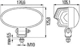 Hella Work Lamp Na 0Gr Md1224 Dt Ov90 1Gb - 996386001