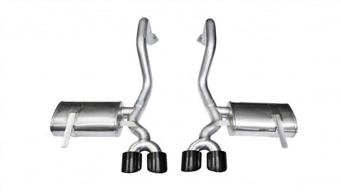 Corsa 97-04 Chevrolet Corvette C5 Z06 5.7L V8 Black Xtreme Axle-Back Exhaust - 14961BLK