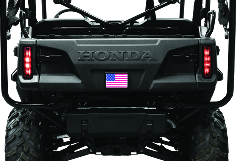 Kuryakyn Freedom Flag LED 4in X 6in Black - 2892