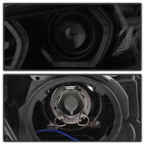 Spyder 12-14 BMW F30 3 Series 4DR Projector Headlights - LED DRL - Blk Smoke PRO-YD-BMWF3012-DRL-BSM - 5085047