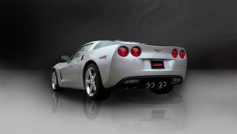Corsa 2009-2013 Chevrolet Corvette C6 6.2L V8 Polished Sport Axle-Back Exhaust - 14108