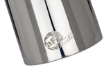 aFe MACH Force-XP 4-1/2in Polished OE Replacement Exhaust Tips - 15-19 Dodge Charger/Hellcat - 49C32068-P