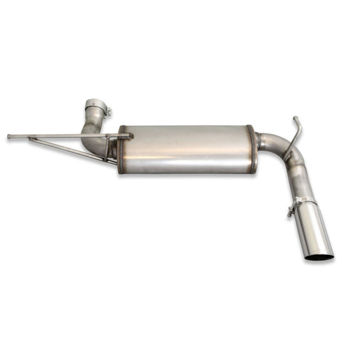 JBA 07-18 Jeep Wrangler JK 3.8L/3.6L 304SS Single Rear Exit Axle Back Exhaust - 30-1509