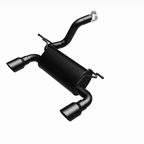 MagnaFlow 2018+ Jeep Wrangler 3.6L Dual Black Tip Axle-Back Exhaust - 19388