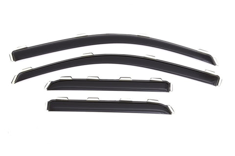 AVS 15-18 Chevy Silverado 2500 Ext. Cab Ventvisor Front & Rear Window Deflectors 4pc - Smoke - 194528