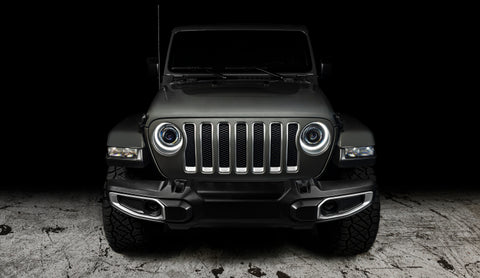 Oracle Oculus Bi-LED Projector Headlights for Jeep JL/Gladiator JT - Matte Blk - 5500K - 5839-504