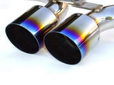 Invidia 03-04 Mini Cooper S 60mm (80mm tip) Titanium Tip Cat-back Exhaust *OVERSIZE SHIPPING* - HS03MCSGTT