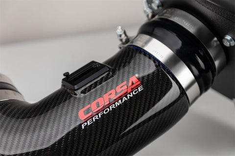 Corsa 17-21 Chevrolet Camaro ZL1 Carbon Fiber Air Intake w/ MaxFlow 5 Oil Filtration - 44005