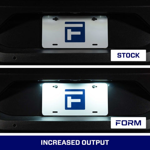 Form Lighting 2015+ Ford Mustang LED License Plate Lights (Pair) - FL0049