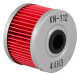K&N Honda/Kawasaki/Polaris/Suzuki 1.969in OD x .469in ID x 1.438in H Oil Filter - KN-112