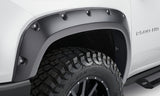 Bushwacker 2020 Chevrolet Silverado 3500/2500 HD Pocket Style Flares 4pc - Black - 40982-02