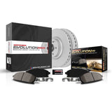 Power Stop 10-13 Ford Transit Connect Front Z17 Evolution Geomet Coated Brake Kit - CRK5580