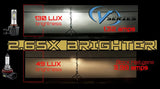 Oracle 880/881/H27 - VSeries LED Headlight Bulb Conversion Kit - 6000K - V5237-001
