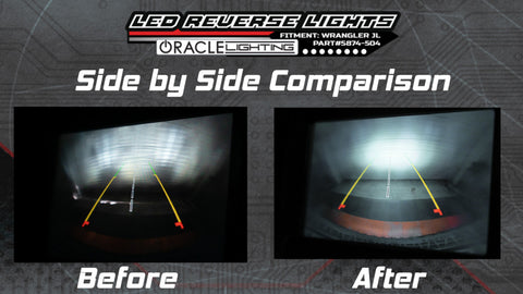 Oracle Rear Bumper LED Reverse Lights for Jeep Wrangler JL - 6000K - 5874-504