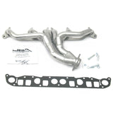 JBA 91-99 Jeep 4.0L 1-1/2in Primary Silver Ctd Cat4Ward Header - 1526SJS