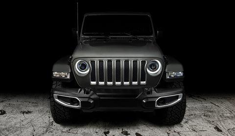 Oracle Jeep JL/Gladiator JT Oculus Bi-LED Projector Headlights - Amber/White Switchback - 5839-023