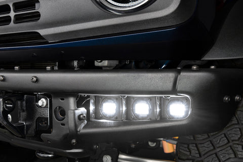 ORACLE Lighting 21-22 Ford Bronco Triple LED Fog Light Kit for Steel Bumper - White - 5890-001