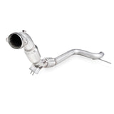 Stainless Works 2015-16 Mustang Downpipe 3in High-Flow Cats - M15EDPCATSW