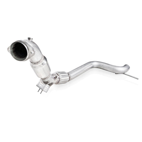 Stainless Works 2015-16 Mustang Downpipe 3in High-Flow Cats - M15EDPCATSW