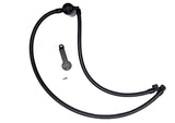 J&L 20-23 Jeep Wrangler 2.0L Driver Side Oil Separator 3.0 - Black Anodized - 3070D-B