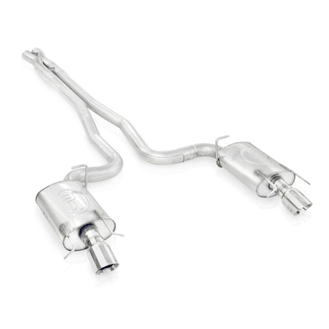 Stainless Works 2009-15 Cadillac CTS-V Wagon 3in Catback System X-Pipe Chambered Mufflers 4in Tips - CTSV9WGCBHDR