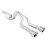 Stainless Works 2006-09 Trailblazer SS 6.0L 2-1/2in Chambered Exhaust Y-Pipe Center Bumper Exit - TBTDCBCO