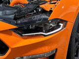 Raxiom 18-23 Ford Mustang GT EcoBoost LED Projector Headlights- Blk Housing (Clear Lens) - 412122