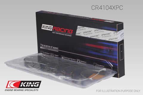 King Engine Bearings Audi/VW 83-03 1.6L/1.8L/2.0L (Size .026) Performance Coated Rod Bearing Set - CR4104XPC.026