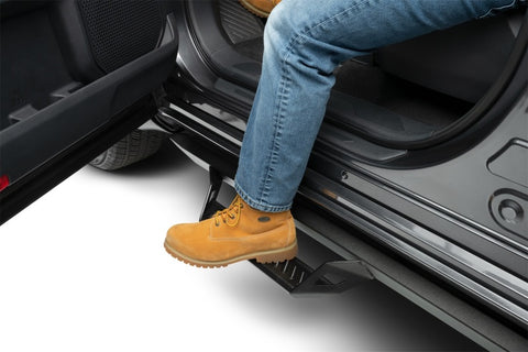 N-Fab 2022 Toyota Tundra Crew Max Cab All Beds SRW Predator Pro Steps Textured Black w/o Bed Access - PRT2282CC-TX