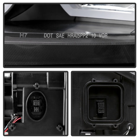 Spyder 09-12 BMW E90 3-Series 4DR HID w/ AFS Only - LED Turn - Black - PRO-YD-BMWE9009-AFSHID-BK - 5086495