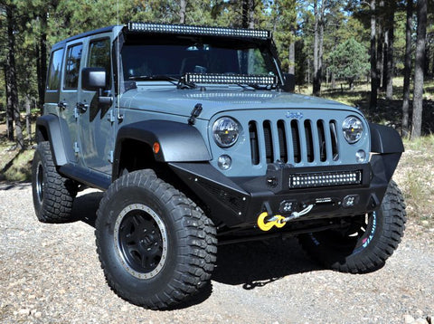 KC HiLiTES 07-18 Jeep JK 50in. C-Series C50 LED Light Bar w/Overhead Mount Bracket Kit - 366