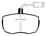 EBC 87-89 Land Rover Range Rover 3.5 Greenstuff Front Brake Pads - DP6622