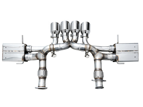 AWE Tuning 23-25 Chevrolet C8 Corvette Z06 5.5L SwitchPath Exhaust System - Chrome Silver Tips - 3025-42906