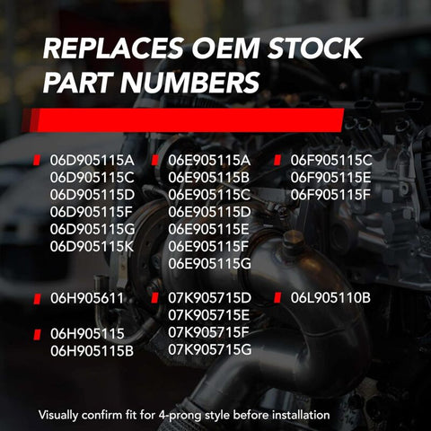 APR EA888.1/EA888.2/EA113/EA837 (PQ35/PQ45) 2.0T/3.0T Ignition Coil - Red - MS100208