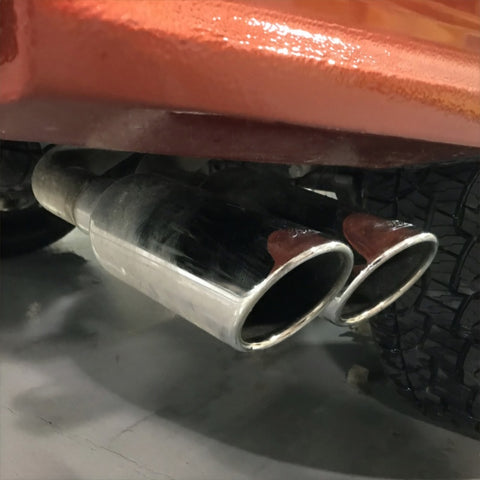 Ford Racing 2019 Ranger 2.3L Ecoboost Side Exit Cat-Back Exhaust System w/ Dual Chrome Tips - M-5200-RA23SC