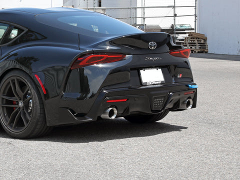 aFe Control Rear Tow Hook Blue 20-21 Toyota GR Supra (A90) - 450-721002-L