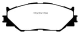 EBC 06-08 Lexus IS250 2.5 Yellowstuff Front Brake Pads - DP41772R
