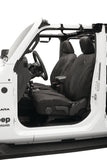 Bestop 20-23 Jeep Gladiator / 18-2023 Wrangler JL 4-Door Front Seat Covers (Black Diamond) - 29290-35