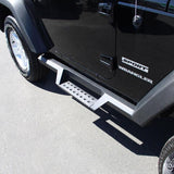 Westin/HDX 07-17 Jeep Wrangler 2Dr Drop Nerf Step Bars - Textured Black - 56-13315