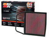 K&N 06-09 BMW 135/335/535 Drop In Air Filter - 33-2367