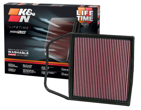 K&N 06-09 BMW 135/335/535 Drop In Air Filter - 33-2367