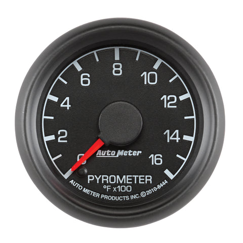 Autometer 99-07 Ford Powerstroke/SD Black Triple Pillar Gauge Kit - 7077