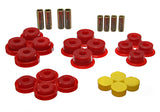 Energy Suspension 97-06 Jeep Wrangler TJ Red Rear Control Arm Bushings (Must reuse OEM Outer Shells) - 2.3107R