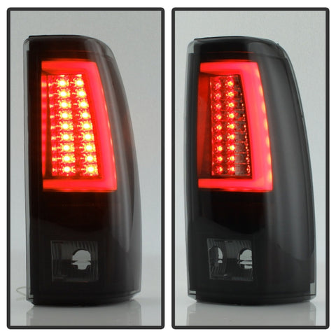 Spyder 03-06  Chevy Silverado (Does Not Fit Stepside) Version 2 LED Tail Lights - Black Smoke - 5083272