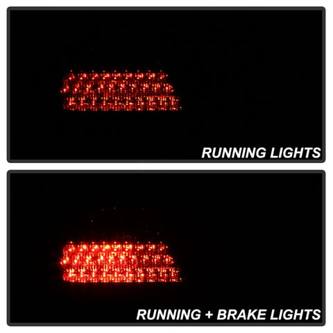 xTune Mercedes Benz W210 E-Class 96-02 LED Tail Lights Red Clear ALT-CL-MBW210-LED-RC - 5020642