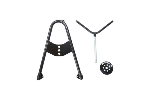 Fabtech Universal Spare Tire Angled Mount - Black - FTT10002BK