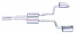 Gibson 09-14 Dodge Challenger R/T 5.7L 2.5in Cat-Back Dual Exhaust - Stainless - 617006