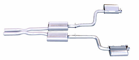 Gibson 09-14 Dodge Challenger R/T 5.7L 2.5in Cat-Back Dual Exhaust - Stainless - 617006